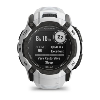 36. Garmin Instinct 2X Solar Whitestone Watch