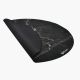 5. Arozzi Zona Round Floor Pad Black, Marble Color Microfiber, Rubber