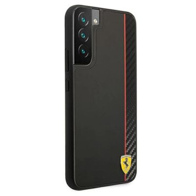 4. Ferrari FESAXHCS22MBK S22+ S906 black/black hardcase On Track Carbon Stripe