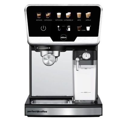 20. ELDOM PRESSURE ESPRESSO MACHINE ECK1 1300W 20 BAR, MILK TANK, 6 AUTOMATIC PROGRAMS, 2 MANUAL PROGRAMS
