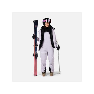 3. ROSSIGNOL W Outerlimits Insulated Bib Women's Ski Pants Gray