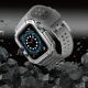 6. Protect Strap Band for Apple Watch 38/40/41mm Armored Case Strap - Gray, Silver