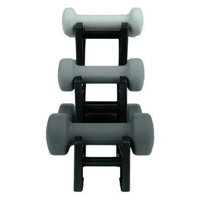 11. VIRTUFIT NEOPRENE DUMBBELL SET - BAR BELL SET - WITH HANDLE
