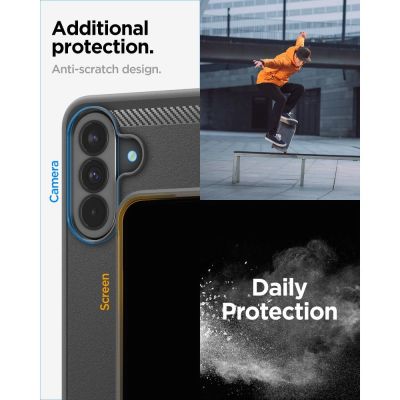 16. Spigen Rugged Armor Case for Samsung Galaxy A37 5G - Black
