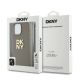 7. DKNY Wrist Strap Stock Logo case for iPhone 15 Pro - beige