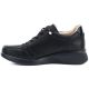 7. Women's leather wedge shoes, comfortable, black, Vinceza 79644