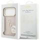 8. Guess Grained Big 4G & Stand Camera Case for iPhone 17 Pro Max - Pink