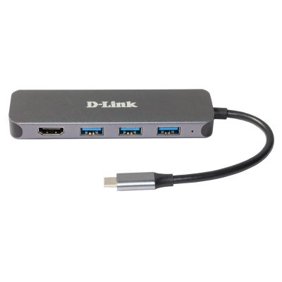 2. 5-in-1 USB-C Hub with HDMI/1x HDMI, 3x USB 3.0, 1x USB-C Port