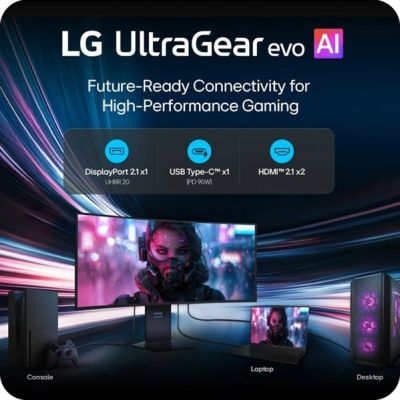 7. LG 39GX950B-B Computer Monitor 99.1 cm (39") 5120 x 2160 px 5K Ultra HD OLED Black