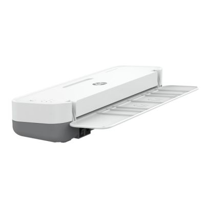 17. HP ONELAM 400 A3 Laminator, cold/hot, integrated trimmer, corner rounder, speed 40cm/min + 15 pouches: 3xA4, 4xA5, 4xA6, 4xB-CARD, white