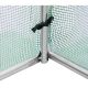 10. GREENHOUSE GARDEN TUNNEL 200x350x200CM PE GREEN STEEL STRUCTURE