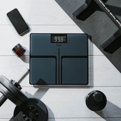 12. ADLER AD 8194s stripes bathroom scale