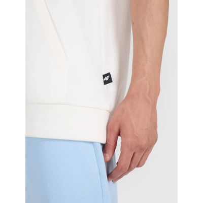 4. Men's short-sleeved sweatshirt without hood 4F 4FRSS25TSWSM2114-11S