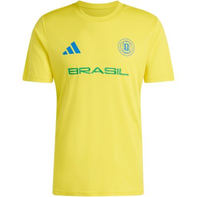 2. Men's adidas Brazil 26 Jersey Yellow KH2307