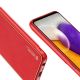 8. Dux Ducis Yolo elegant case made of soft TPU and PU leather for Samsung Galaxy A72 4G red