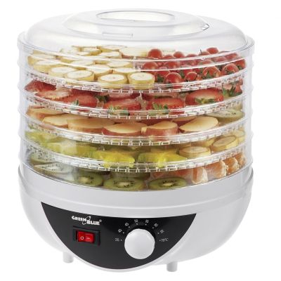 15. GREENBLUE MUSHROOMS, VEGETABLES AND FRUIT DEHYDRATOR, 5 SITCHES GB195