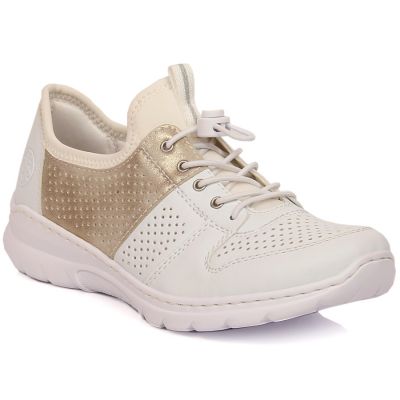 2. Comfortable Rieker W L3254-80 white shoes