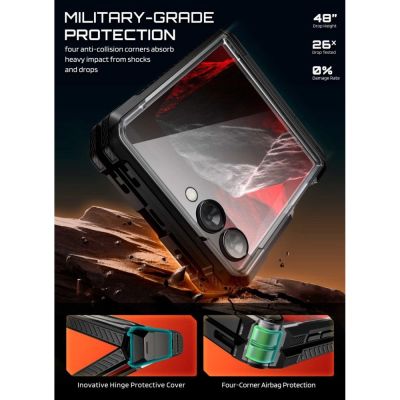 4. Supcase UB Grip Mag MagSafe Case for Samsung Galaxy Z Flip 8 - Black