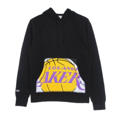 Mitchell & Ness NBA Cropped Logo Los Angeles Lakers Hoodie Black