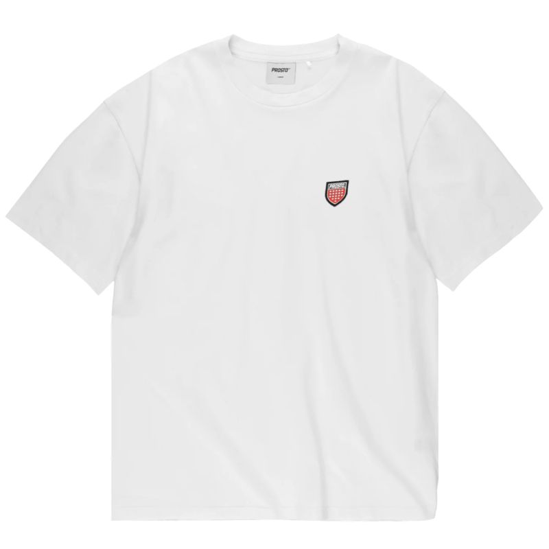 Prosto Small Shield T-shirt KL261MTEE1072 White L