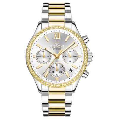 Giewont Sapphire Women's Watch Silver Gold GW3670-B4