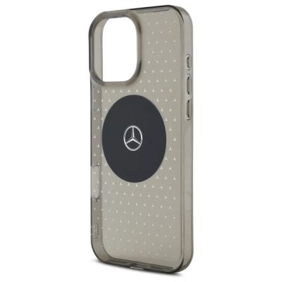 6. Mercedes MB Case Star Pattern for iPhone 16 Pro - Black