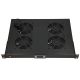 2. Fan panel 19" Extralink EX.14718 4 fans, for free-standing cabinets, with thermostat