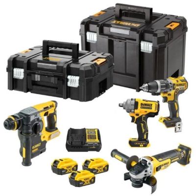 2. DEWALT COMBO KIT 18V DCK428P3T (DCF894 + DCD796 + DCG405 + DCH273) 3x5.0Ah TSTAK