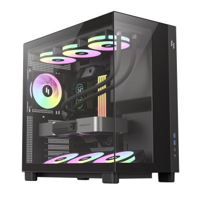 3. GameMax NEX C53 BK Computer Security & Mounts Black
