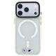 3. BMW M IML Frosted Metal Logo & Trims MagSafe Case for iPhone 18 Pro Max / 17 Pro Max - Transparent