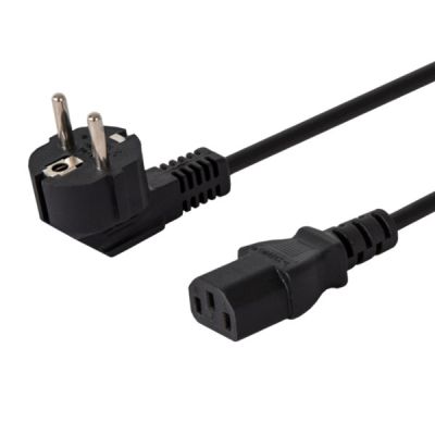 SAVIO CL-98 cable (IEC320 C13 - Shuko; 1.8m; black)