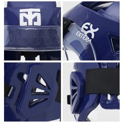 8. Extera 3 Pro World Taekwondo (WT) Helmet with Face Shield | MOOTO