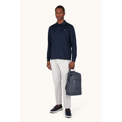 5. Paul&Shark men's navy cotton polo shirt 99311003-13