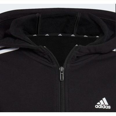 3. adidas Essentials 3 Stripes Full-Zip Hoodie Jr IC3634