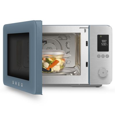 11. Smeg MOC02SBMEU microwave oven Blue Combination microwave oven Countertop 27 l 900 W