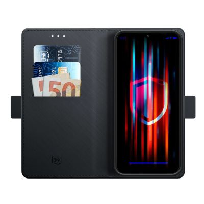 11. 3mk Wallet Case for Google Pixel 9A - Black