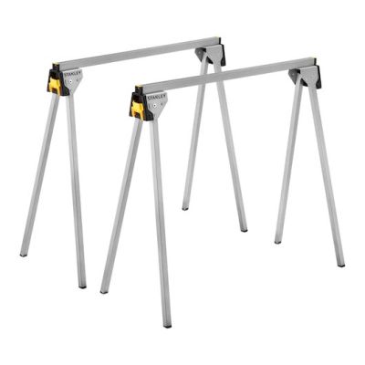 6. Stanley STST81337-1 sawhorse 2 pcs. Aluminum, Steel Foldable