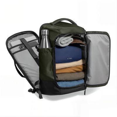 4. Tech-Protect Defender S70 RYANAIR & WIZZAIR 24L Laptop Backpack - Dark Green