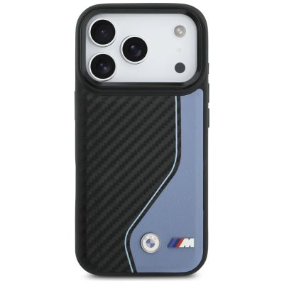 3. BMW M Carbon Logo MagSafe Case for iPhone 17 Pro - Blue