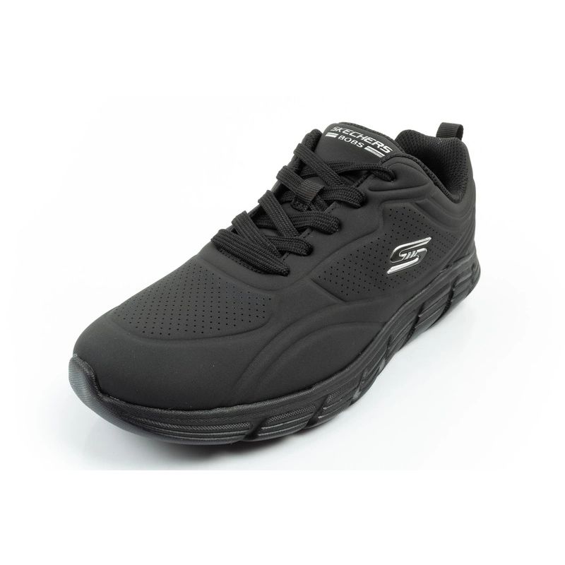 3. Skechers Bobs B Flex women's sports sneakers fashionable black