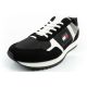 3. Tommy Hilfiger Men's Tjm Runner Casual Black Sneakers