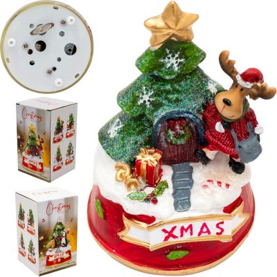 4. CHRISTMAS DECORATION WITH A PLAYING REINDEER