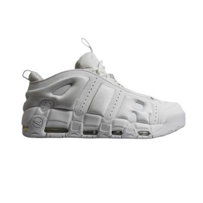 Nike Air More Uptempo Low Triple White Men's Sports Shoes - FZ3055-100