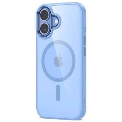 2. Tech-Protect MagMat MagSafe Case for iPhone 17 - Transparent Blue