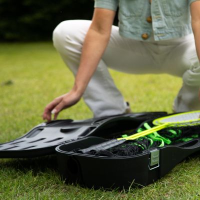 18. VIRTUFIT 2-IN-1 PORTABLE BADMINTON AND TENNIS SET - INCLUDES CASE AND RACKETS