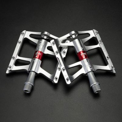 7. Rockbros JT410 4.10 4 Bearing Bicycle Pedals - Silver