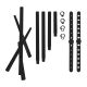 2. MACLEAN TV FLOOR MOUNT / STAND, 37-80", MAX. VESA 600X400, MAX. 60KG, MC-182 B MC-182 B