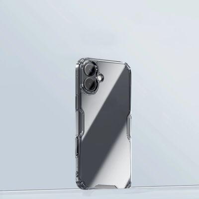 7. Nillkin Nature Pro Case for iPhone 16 - transparent and white