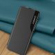 11. Eco Leather View Case cover for Samsung Galaxy A24 4G with flip stand blue