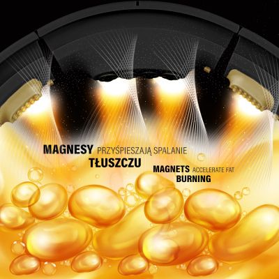 7. Magnetic Hula Hoop Set Black/Gold HHM13 with HMS Counter + Slimming Belt BR163 Black